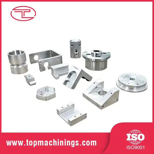 Piezas de aluminio anodizado mecanizadas por CNC