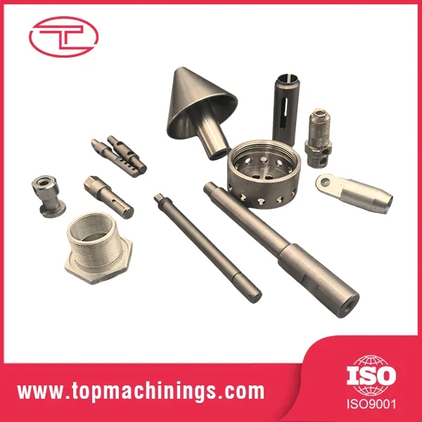 Componentes de robot mecanizados por CNC