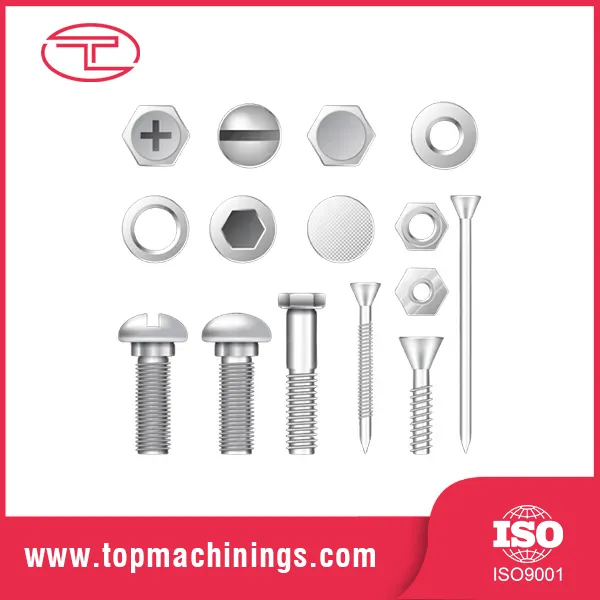 Sujetadores torneados CNC