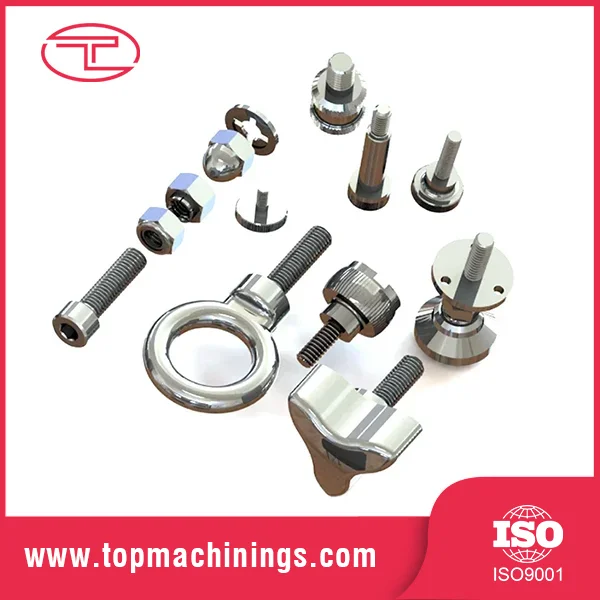 Piezas complejas mecanizadas con tornillos