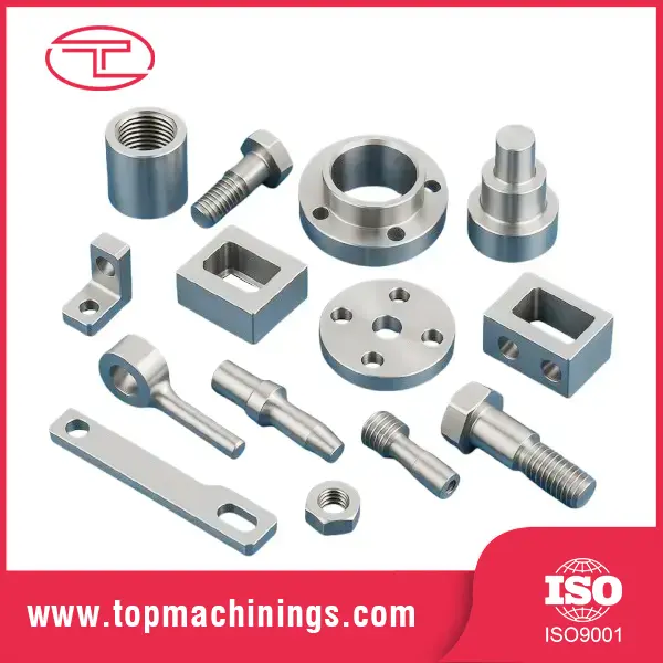 Componentes mecanizados CNC de acero inoxidable