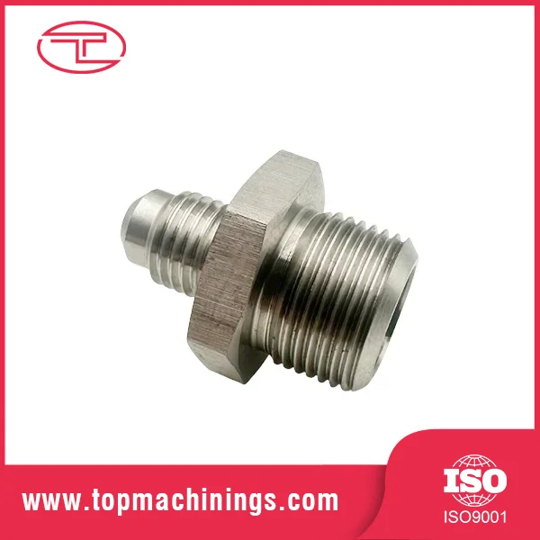 Piezas mecanizadas con tornillo de acero
